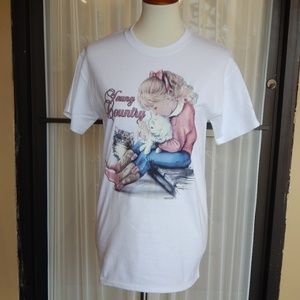 Women’s White Young Country Gildan Ultra Cotton Te